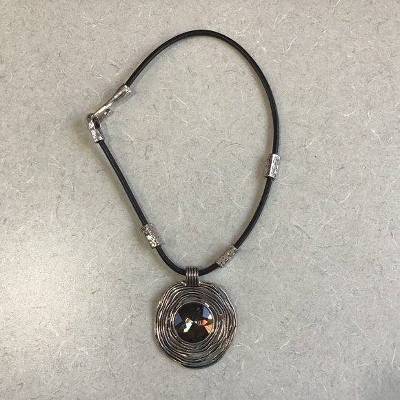 2/$25 Statement Necklace with Large Circular Pendant - Picture 6 of 14
